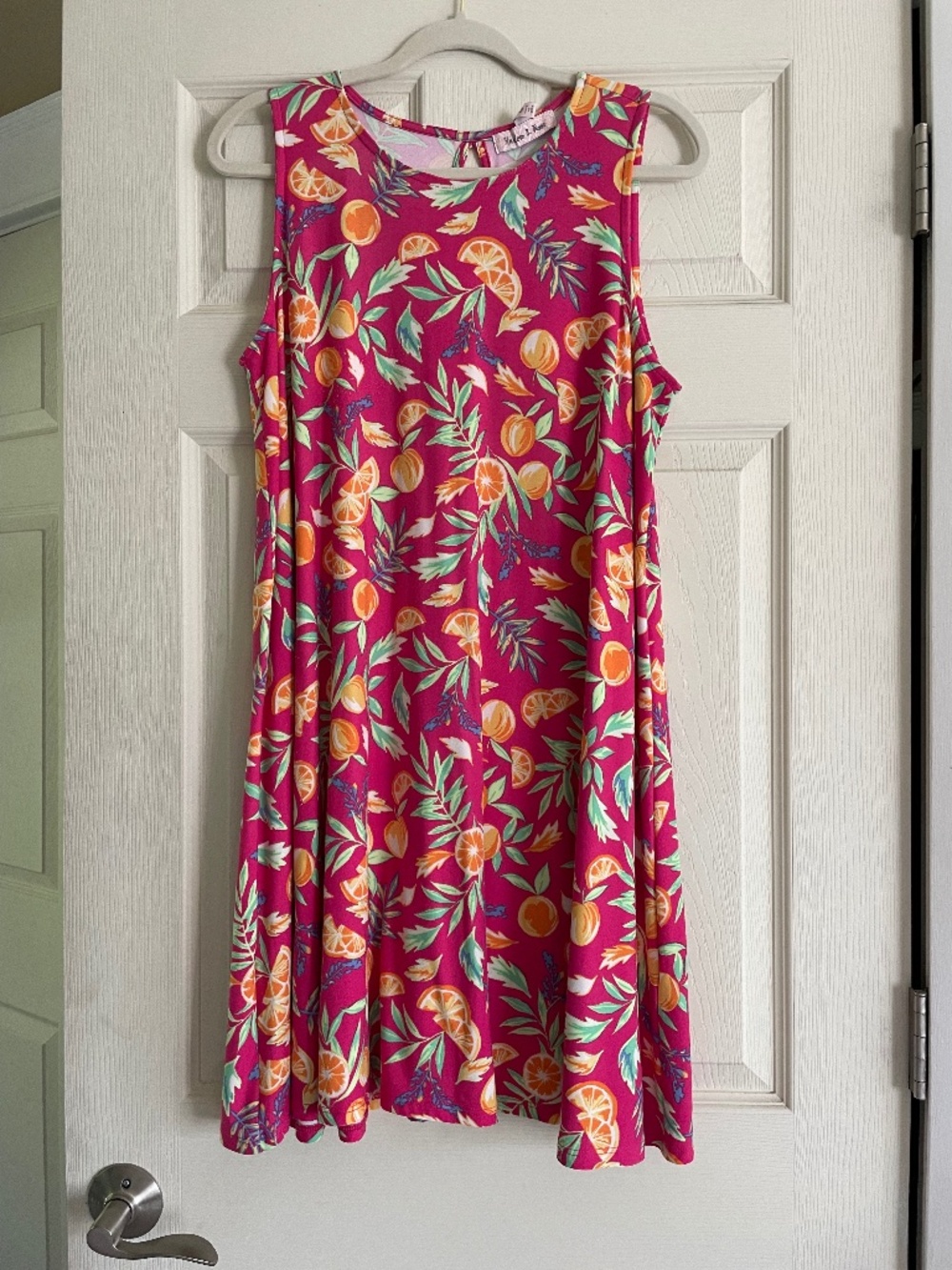 Harlow & Rose Women’s summer sleeveless, swing dress, size medium